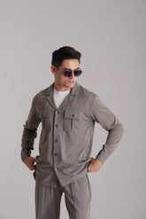 Premium Co-Ord Set Full Sleeve - Mint - Drizzle.pk